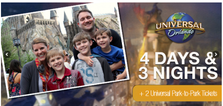 4 dias e 3 noite em Orlando + 2 ingressos do parque Universal Studios